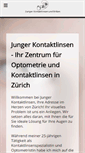 Mobile Screenshot of junger-kontaktlinsen.ch